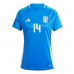 Camisa de time de futebol Itália Federico Chiesa #14 Replicas 1º Equipamento Feminina Europeu 2024 Manga Curta